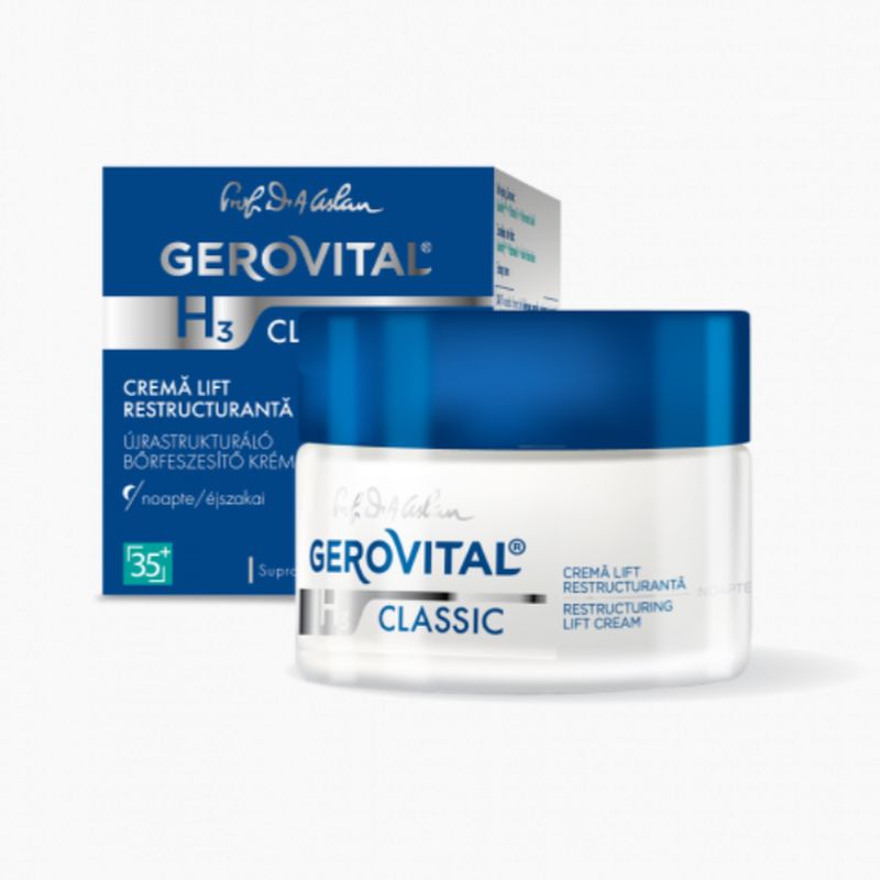 Gerovital H3 Classic - Restructuring Lift Night Cream-50ml