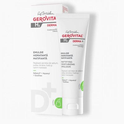 Gerovital H3 Derma Plus - Mattifying Moisturizing Emulsion  -50ml