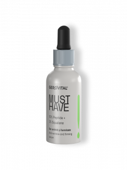 Gerovital Must Have - Anti-Wrinkle & Firming Serum 10% Peptides – Intense Hydration & Toning, 30ml