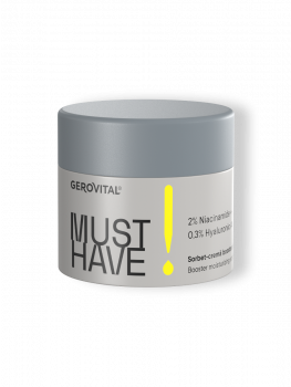 Gerovital Must Have - Sorbet Cream Booster 2% Niacinamide-Radiant Skin & Fine Line Smoothing - 50ml