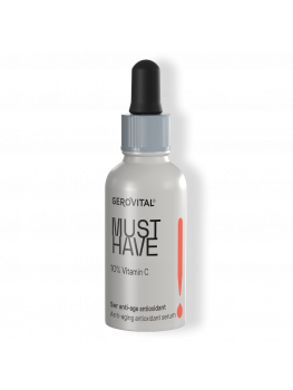 Gerovital Must Have - Anti-Age Serum 10% Vitamin C – Reduces Fine Lines & Boosts Radiance, 30ml