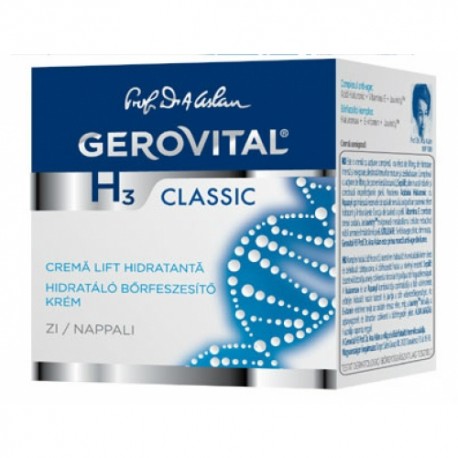 Gerovital H3 Classic - Intensive Moisturizing Lift Daily Cream-50ml
