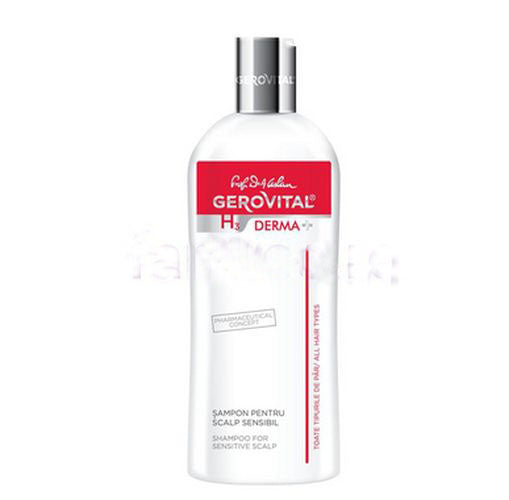 Gerovital H3 Derma Plus - Shampoo for Sensitive Scalp - 200ml